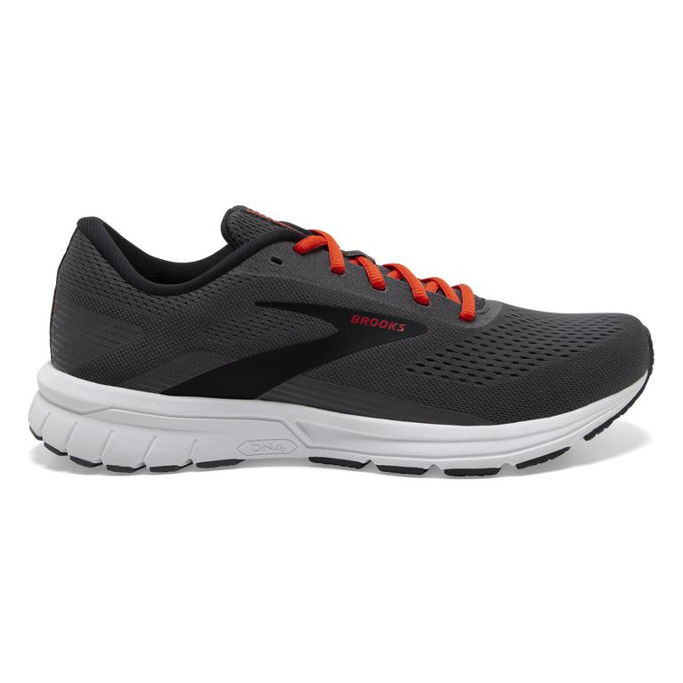 Brooks Signal 3 Men's Road Running Shoes - Blackened Pearl/Black/Red Clay (81653-MFEA)